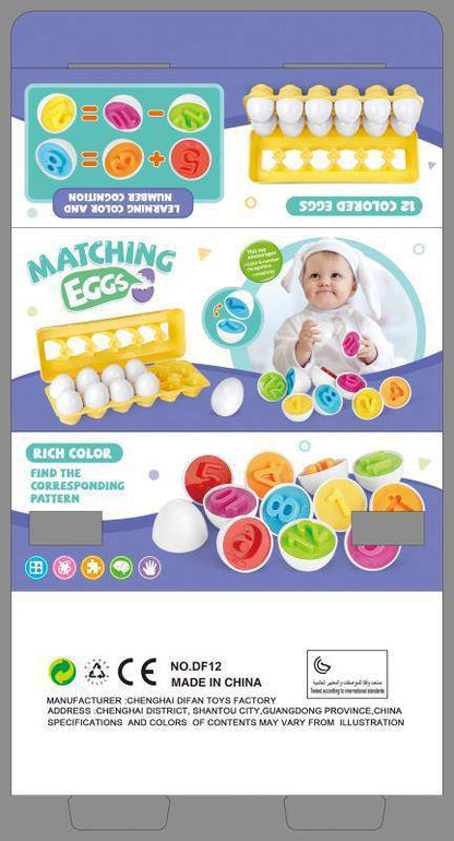 Montessori Egg Toy - Shape Matching Eggs - Bundles of Smiles