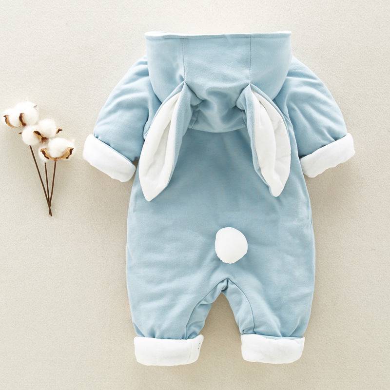 Hooded Bunny Ear Romper - Bundles of Smiles