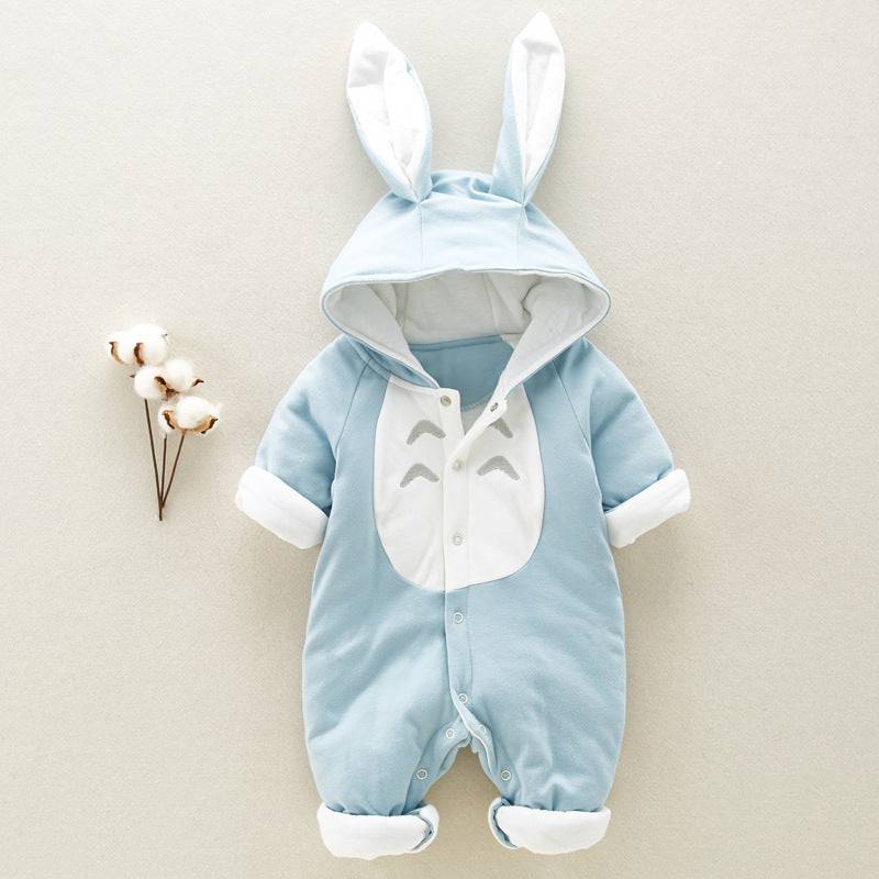 Hooded Bunny Ear Romper - Bundles of Smiles