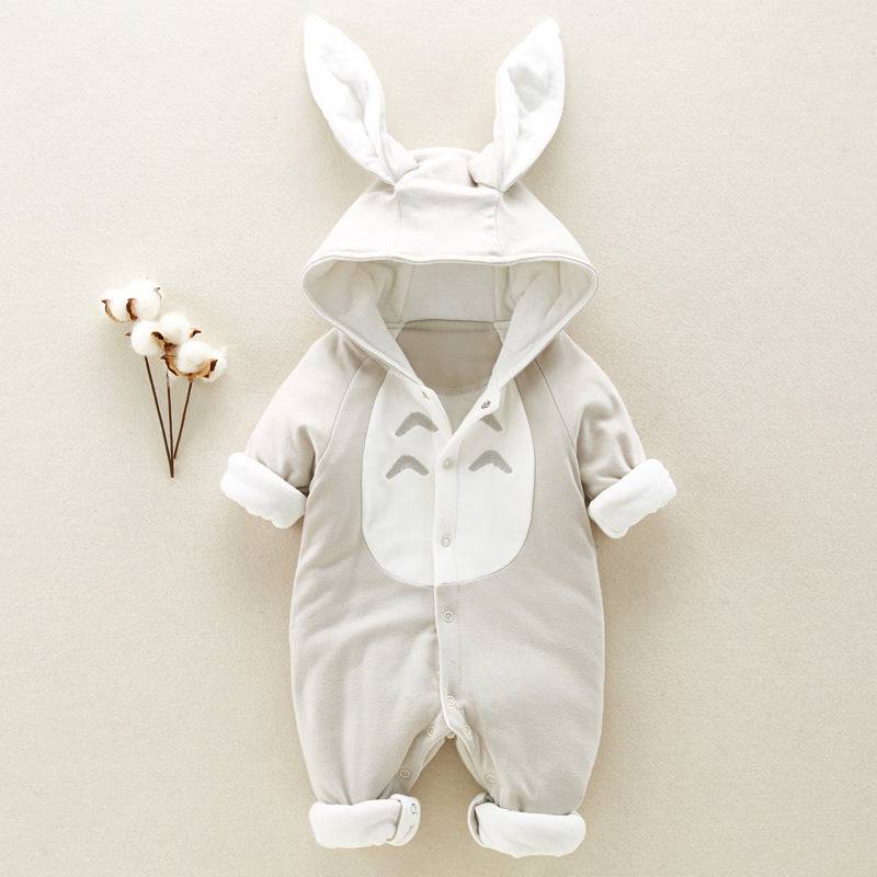 Hooded Bunny Ear Romper - Bundles of Smiles