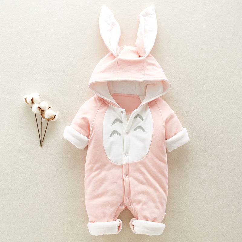 Hooded Bunny Ear Romper - Bundles of Smiles