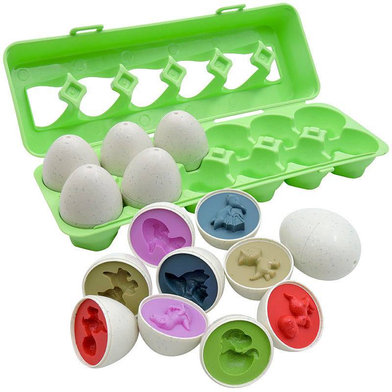 Montessori Egg Toy - Shape Matching Eggs - Bundles of Smiles