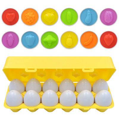 Montessori Egg Toy - Shape Matching Eggs - Bundles of Smiles