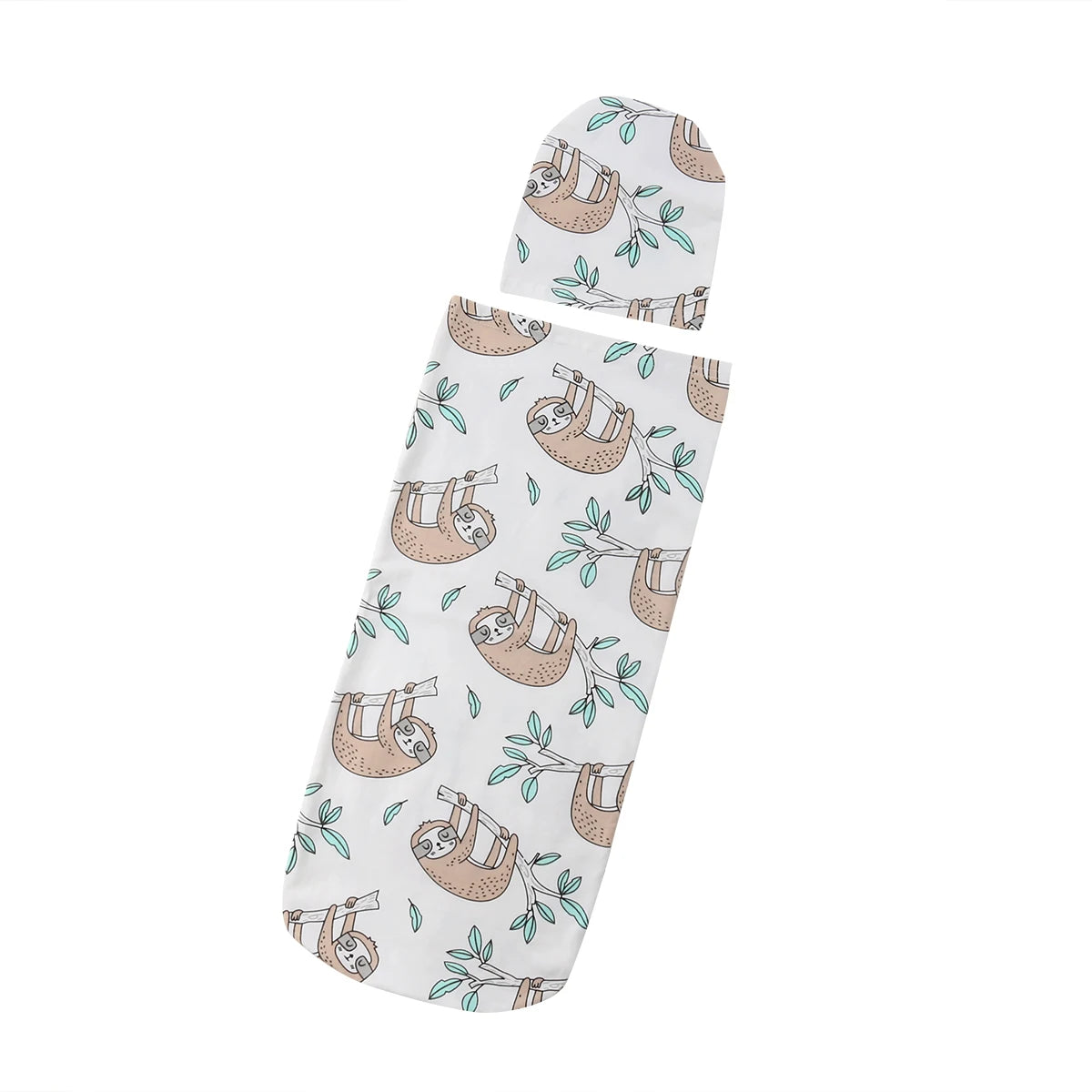 Cute Swaddle Blanket  & Hat