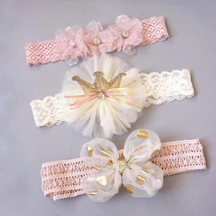 3 Piece Baby Headband