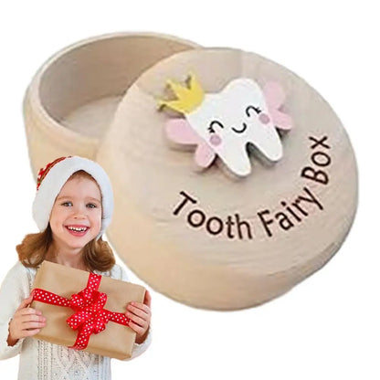 Wooden Tooth Fairy Box