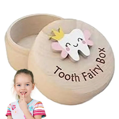 Wooden Tooth Fairy Box